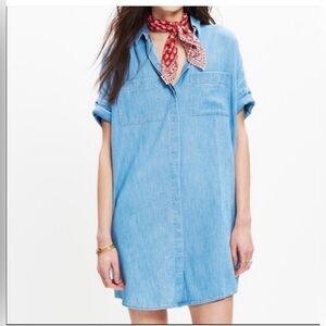 Madewell Courier Chambray Shirtdress